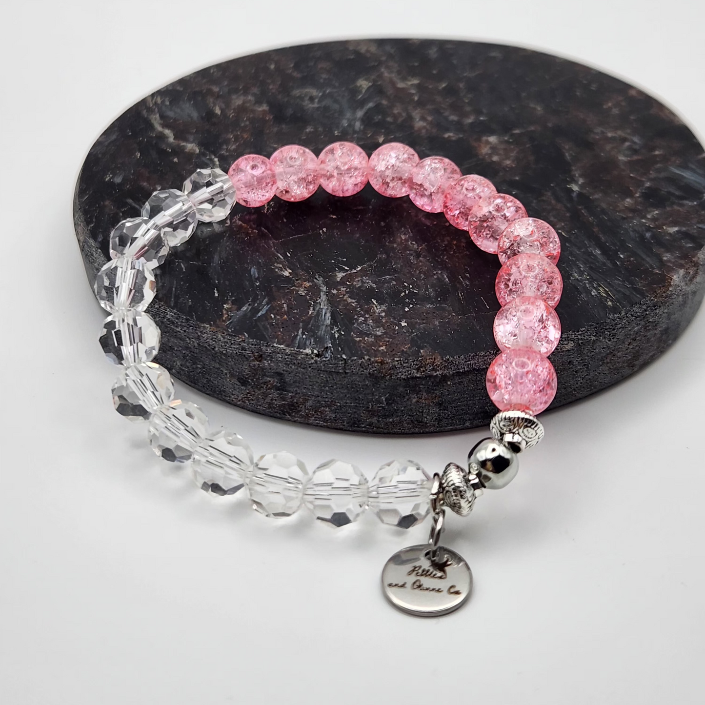 Glass and Crystal Bracelet