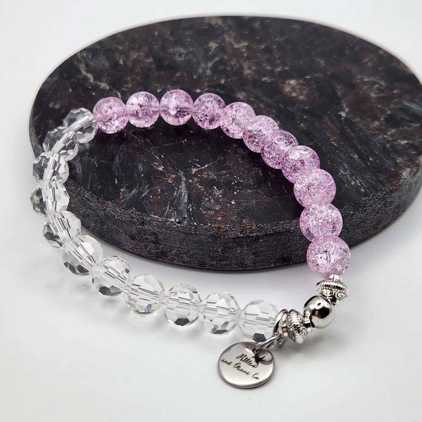 Glass and Crystal Bracelet