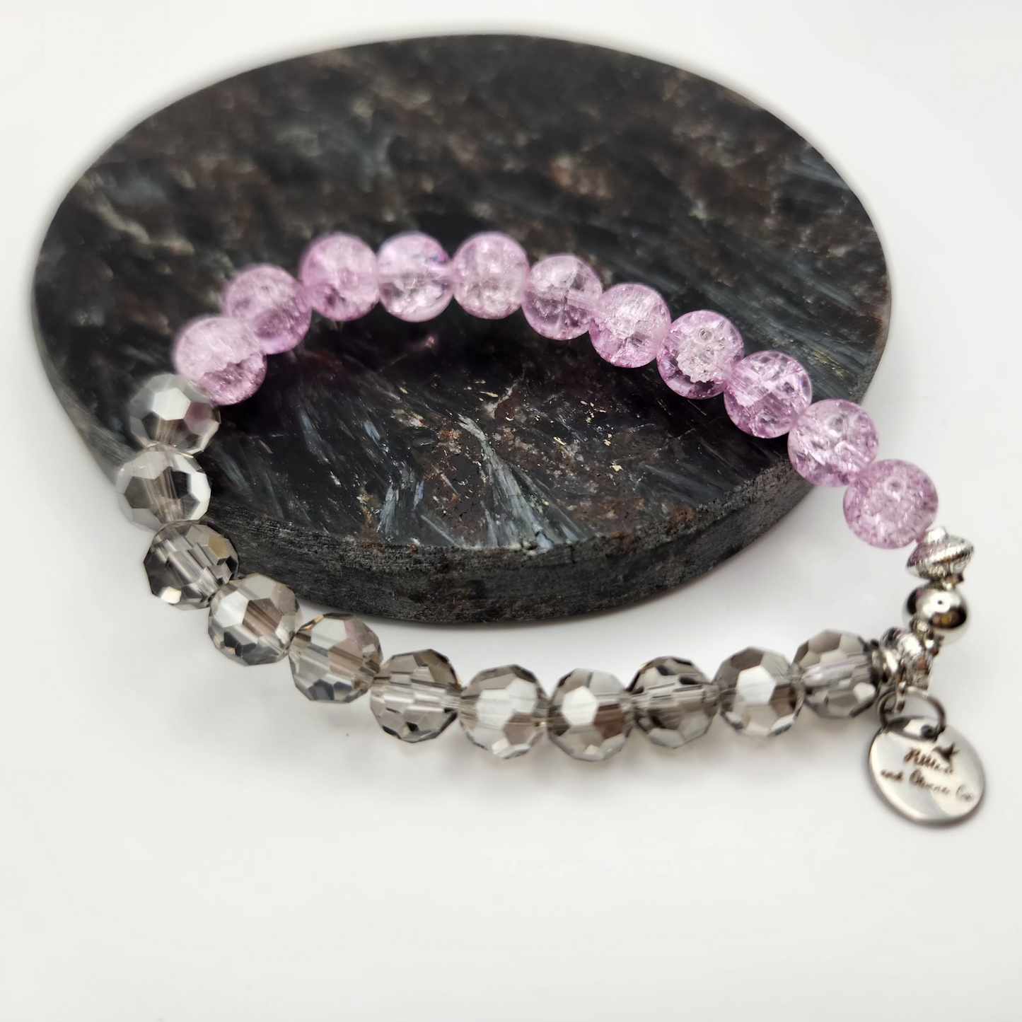 Glass and Crystal Bracelet